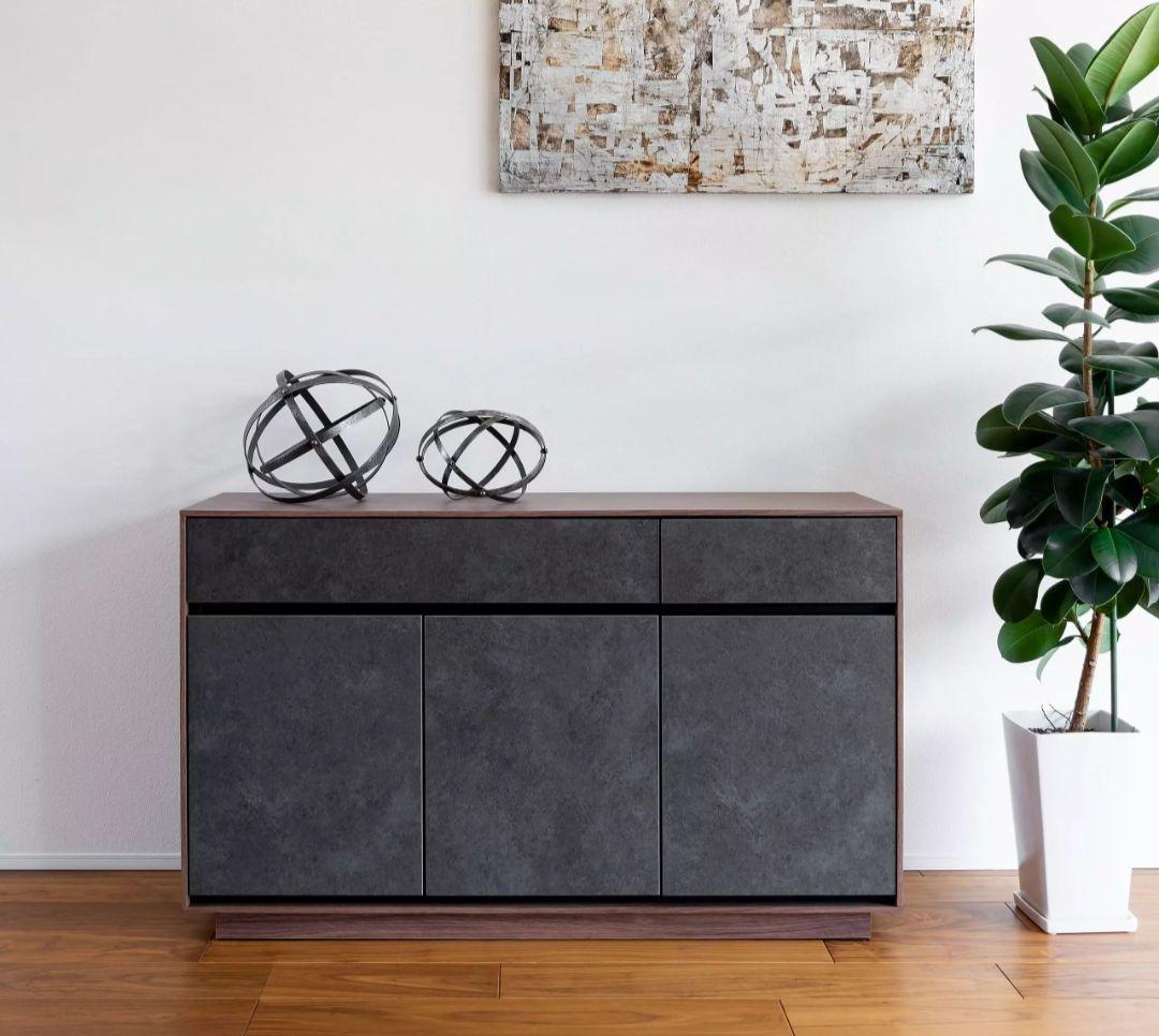 キャビネット グレー 棚