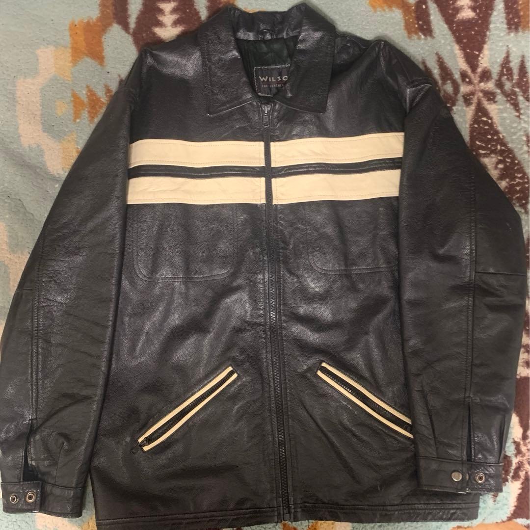 最終値下げ！Wilson leather レーシングレザージャケット L
