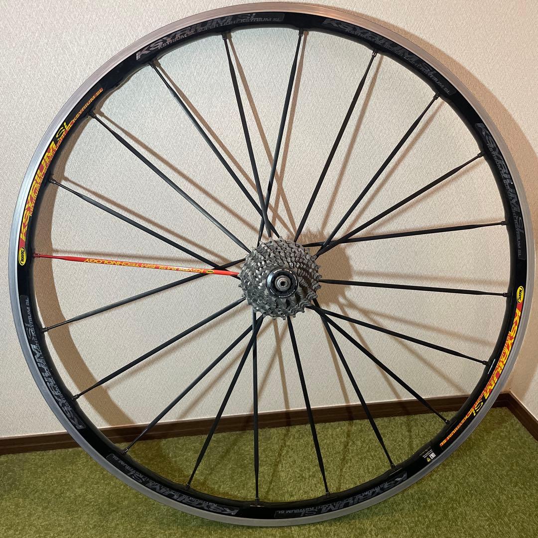 Mavic Ksyrium SL リムブレーキ アルミホイール 前後セット