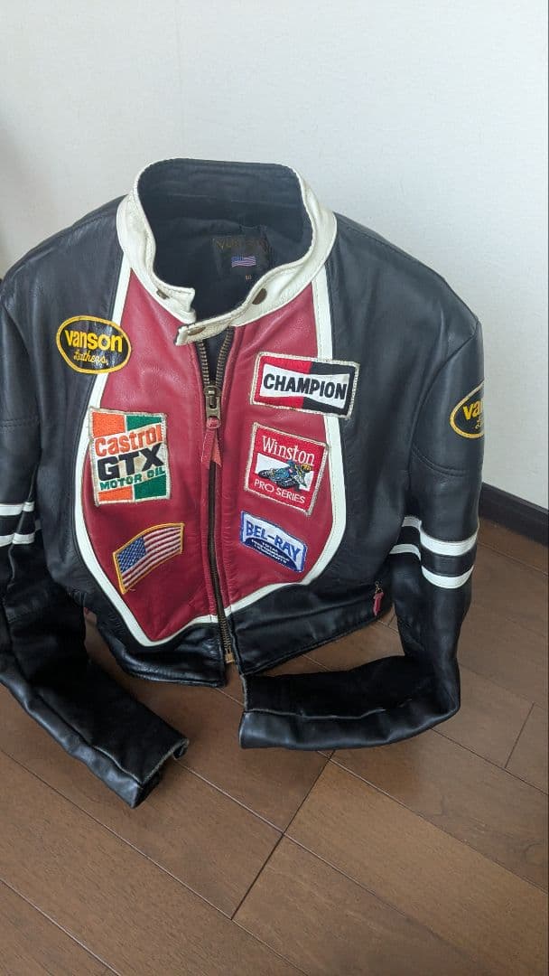 バンソン　rjp アメカジ　ライダースジャケット