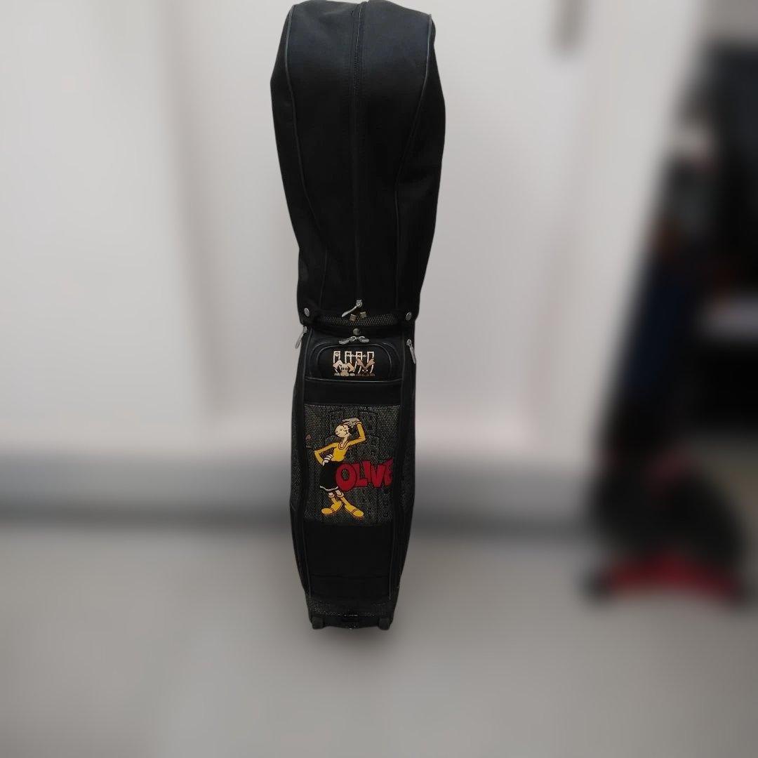 ウエサコ スポーツ オリーブキャラクターキャディーバッグ キャスター付き男女兼用