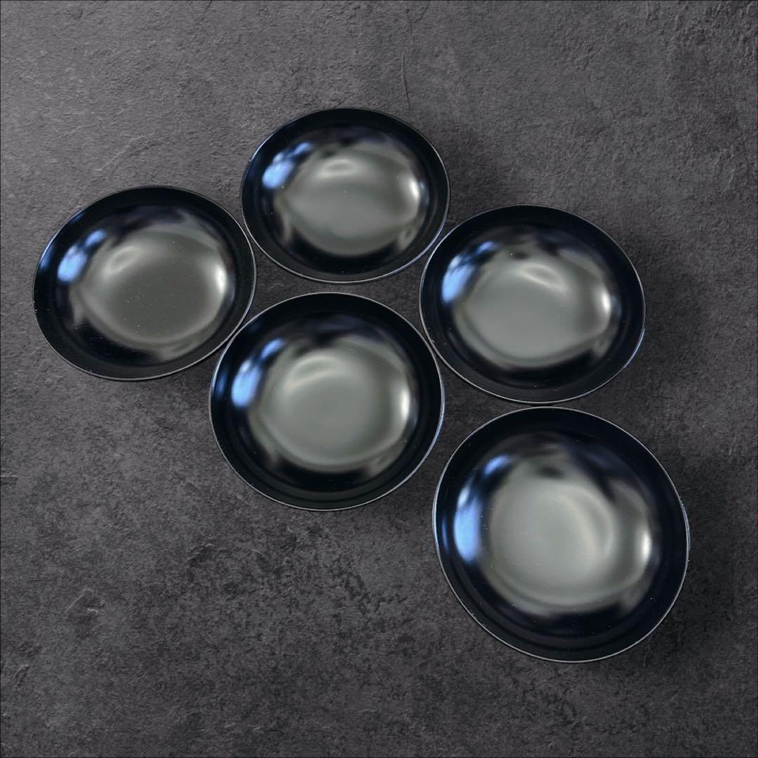 会津塗 本うるし塗り 金彩蒔絵花文様 お吸物椀 雑煮椀 漆器 蓋付き 5客