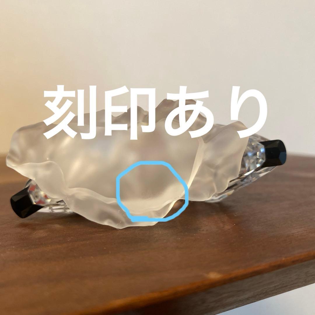 スワロフスキー置物　鳥　ツノメドリ