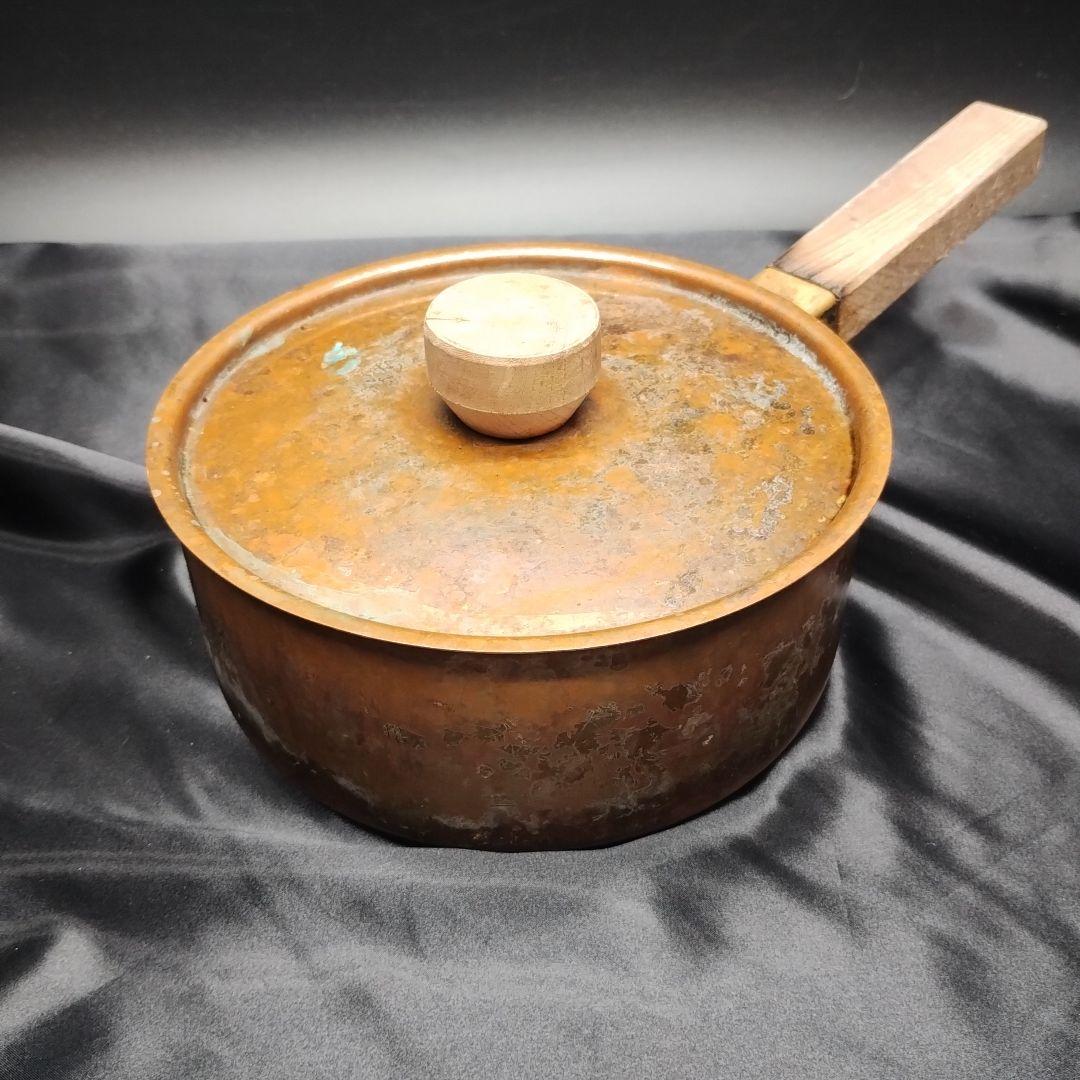 銅製　片手鍋