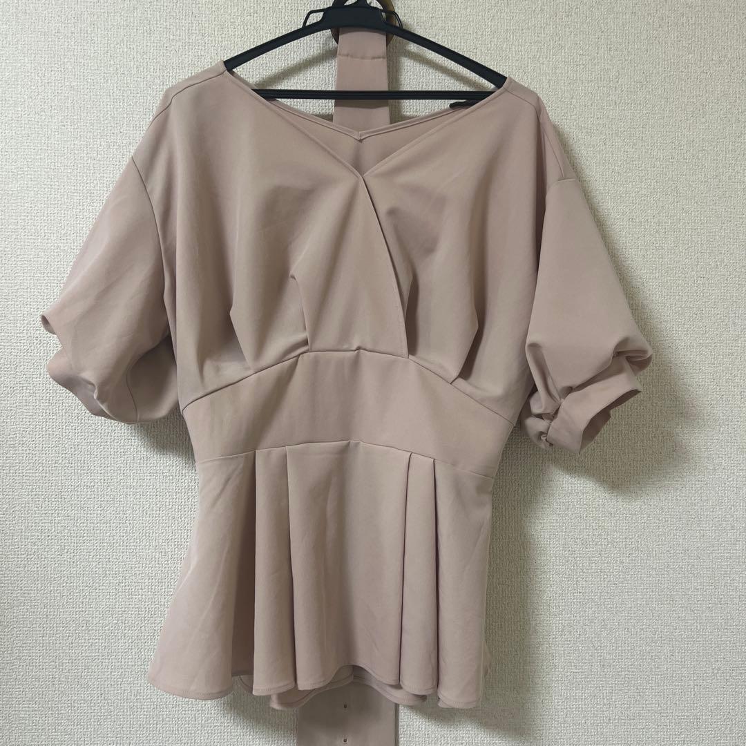 overE 102 カシュクールブラウス 2025SS ピンク