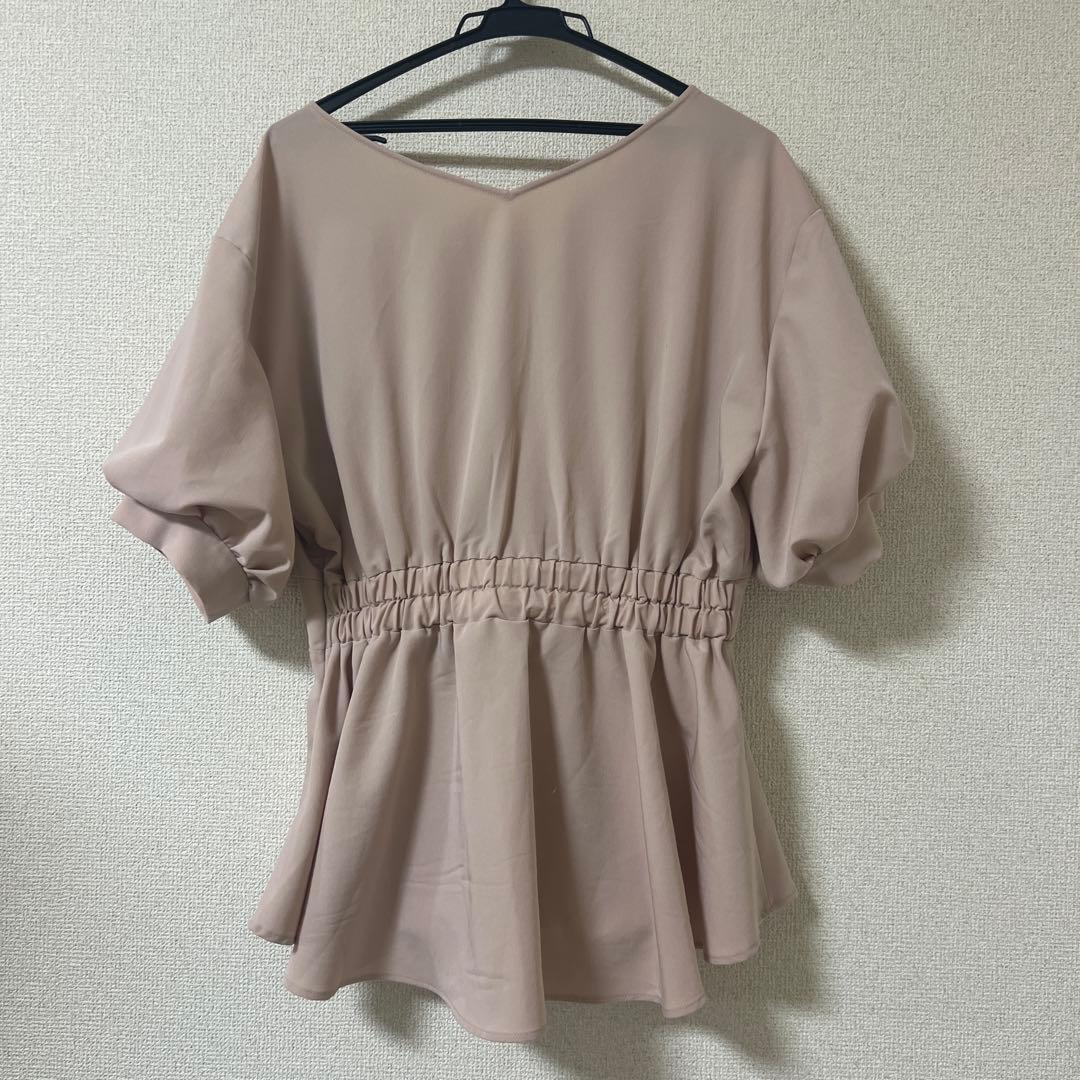 overE 102 カシュクールブラウス 2025SS ピンク