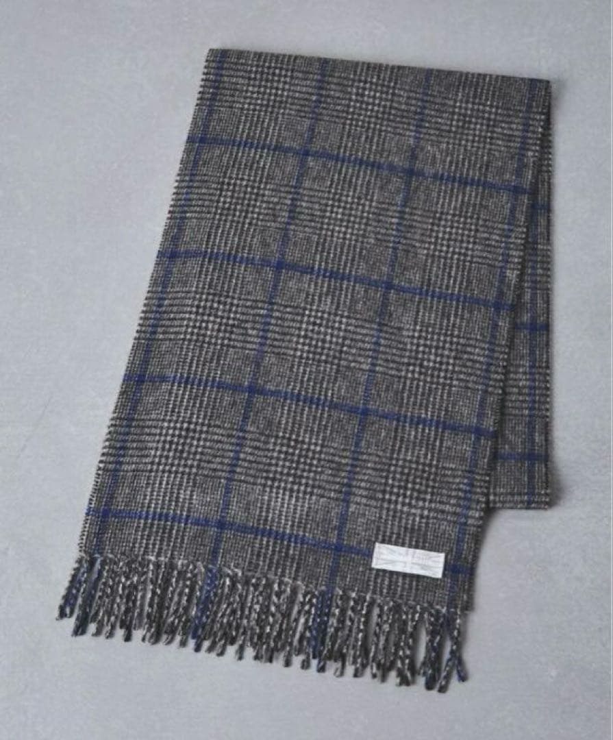 【新品】アローズ別注Joshua Ellis カシミア100% マフラー