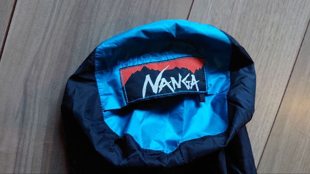 NANGA シュラフ450DX スリーピングバッグ 青/ターコイズ