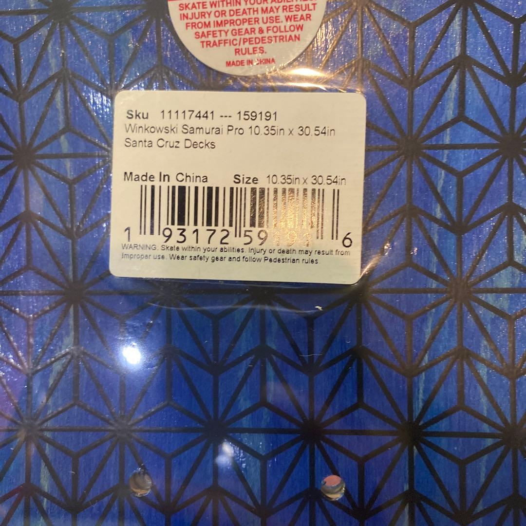 Santa Cruz 武士グラフィック WINKOWSKI サムライプロ