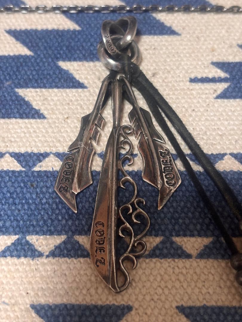 code.z シャープフェザーセット　シルバーネックレス