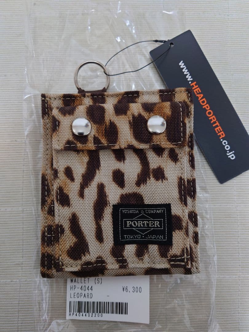 未使用デッドストック✨ヘッドポーター レオパード 2つ折り財布