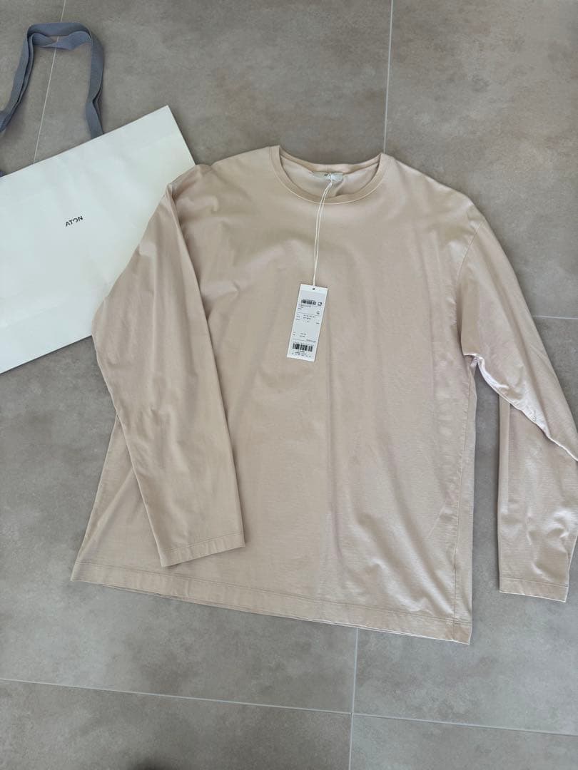 未使用★ATONカットソー★エイトンオーラリーcomoriフレッシュサービス