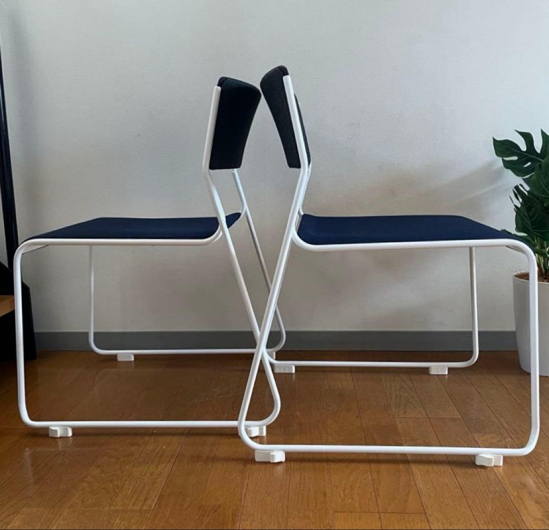 セイアローズ LEO スタッキングチェア 4脚　モダン　カフェ ダイニング