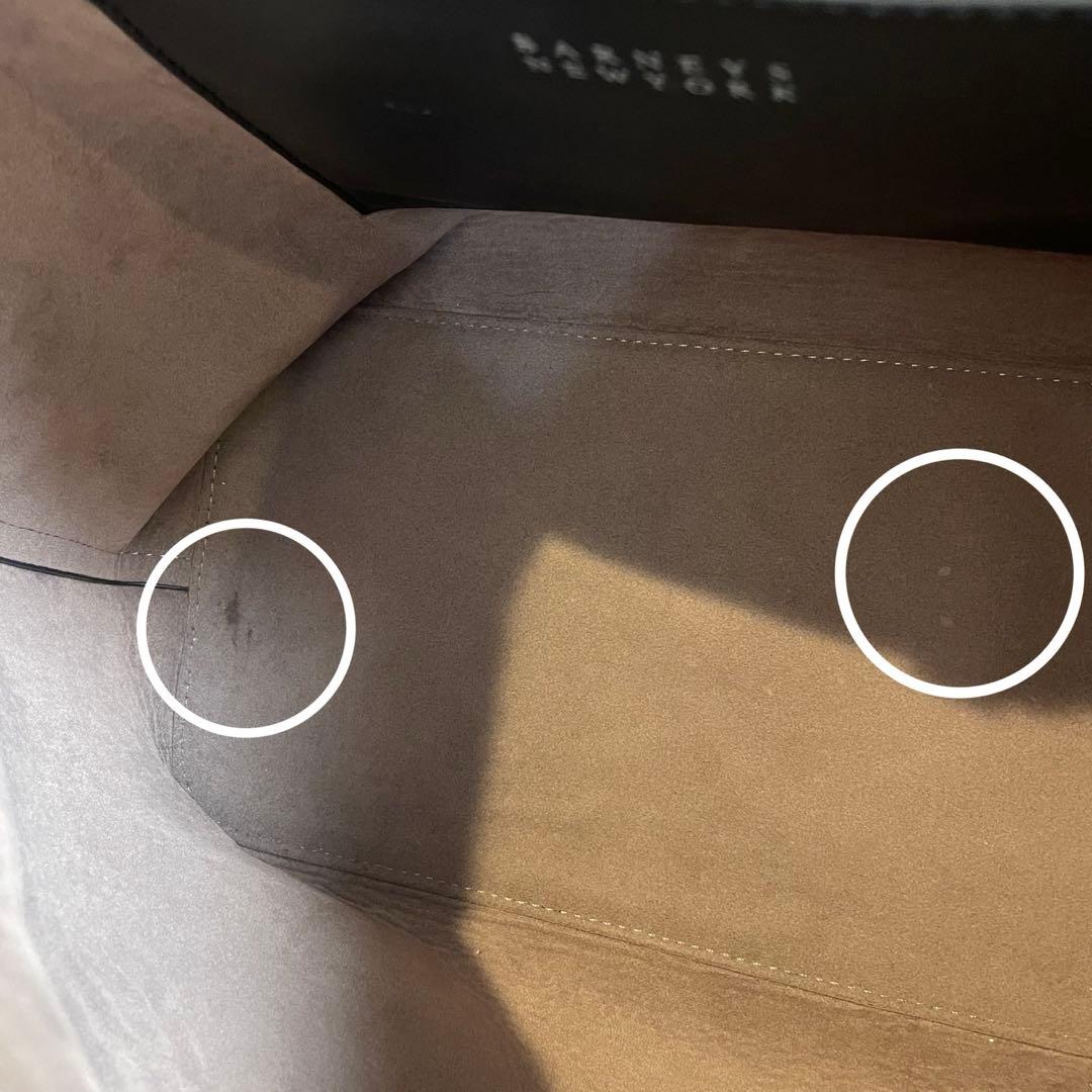 【バーニーズニューヨーク】ロゴトートバッグ　黒　美品　肩掛け◎