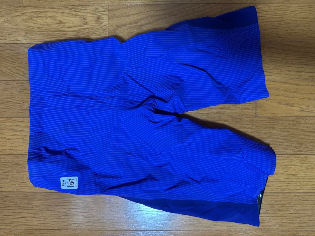 Mizuno 競泳水着 XL ブルー ストライプ