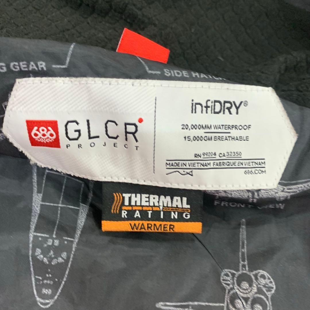 10m306 SIXEIGHTSIX 686 スノーボード ウェア NASA