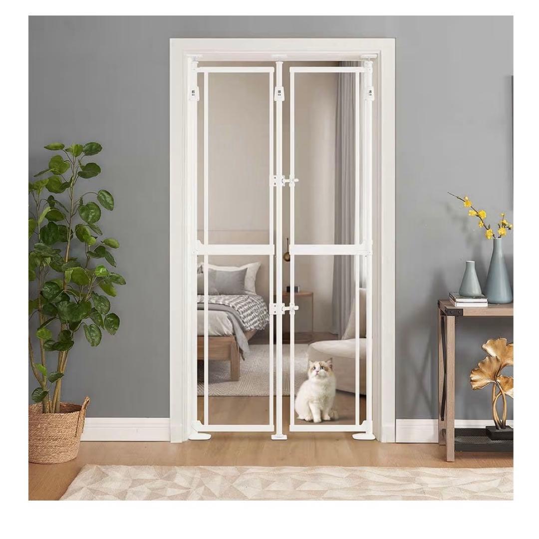 unipaws にゃんドア ペットゲート 高さ190-250cm ドア付き