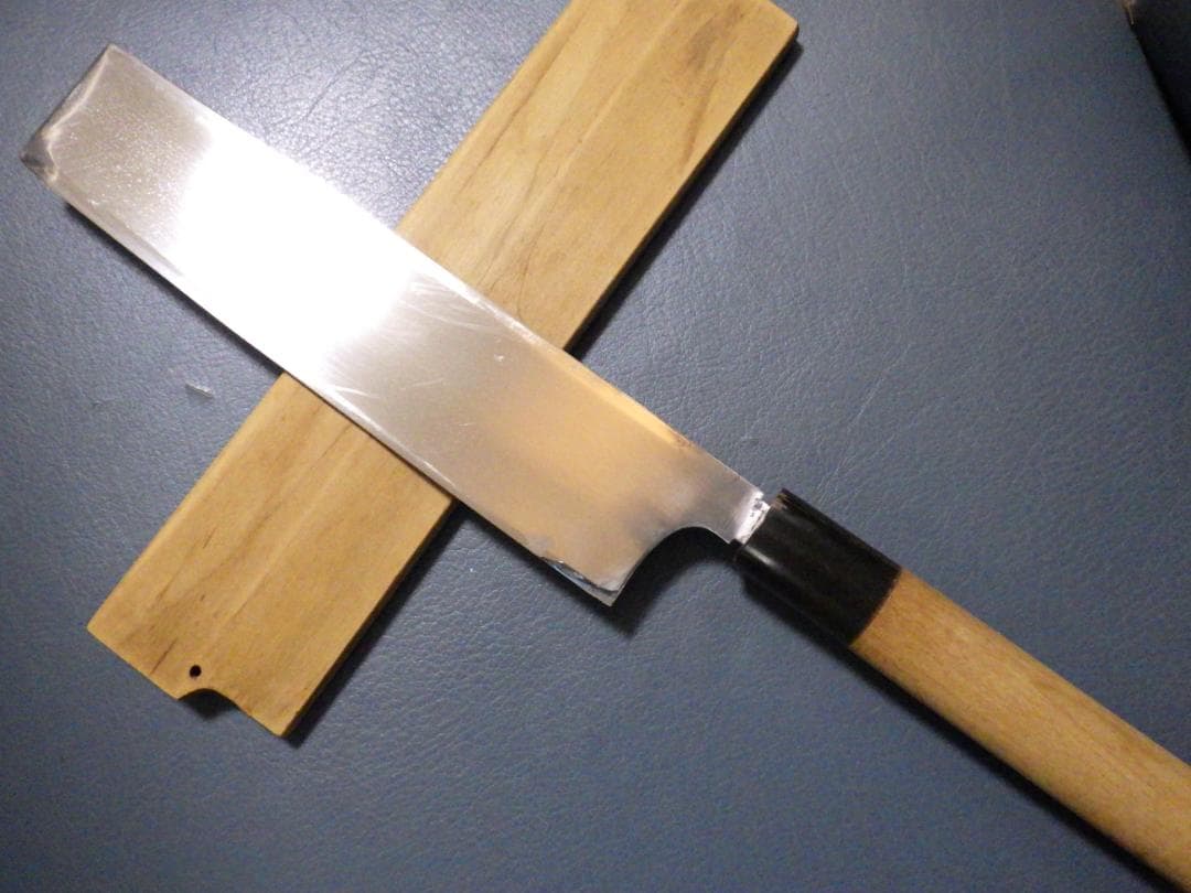 本焼★正本薄刃包丁刃渡り230ｍｍ★水焼★鞘付属★