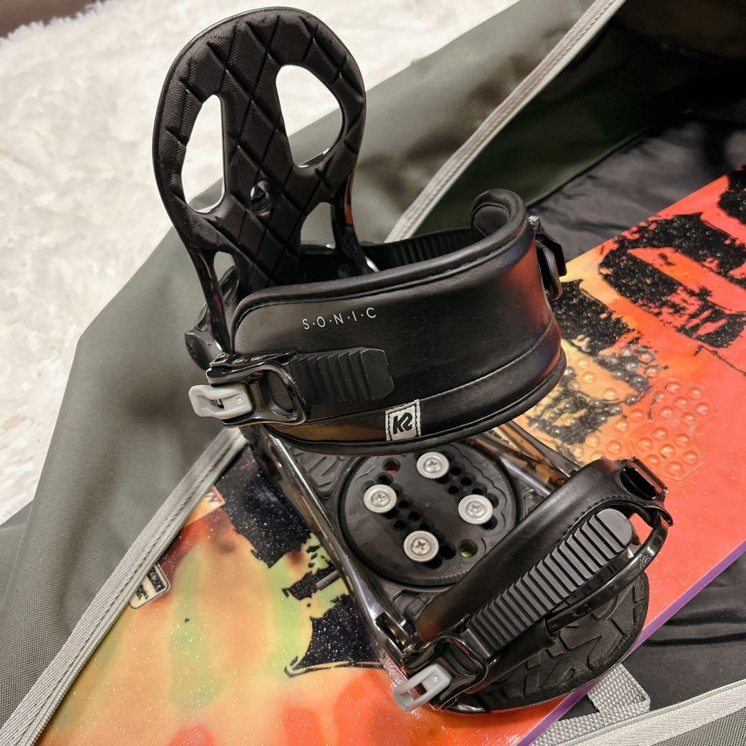 SPOON ボード BLUSH 150㎝ K2 バイン＋SPOONバッグ付き