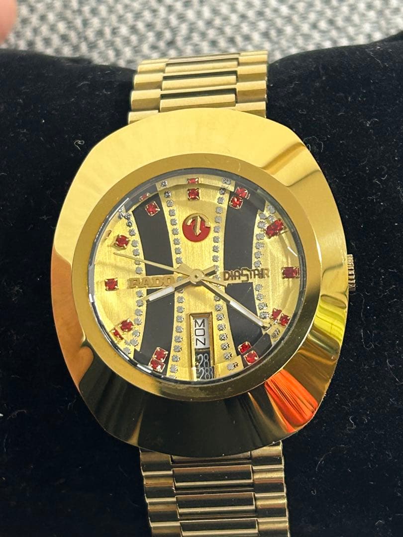 高級品RADO 自動巻き腕時計 ゴールド　ダイアスター稼働品