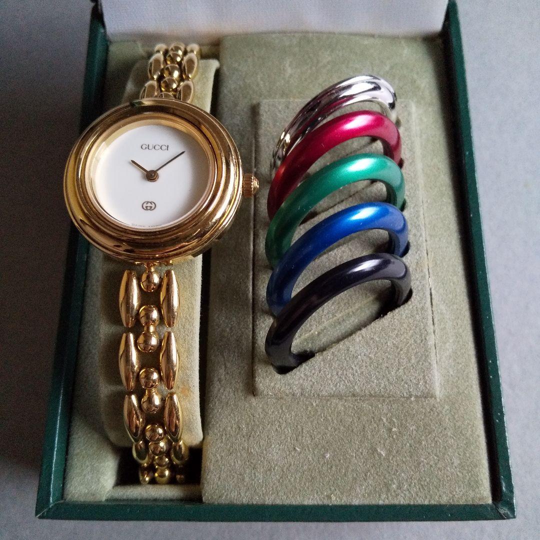 GUCCI グッチ レディース 腕時計 ゴールド チェンジベゼル