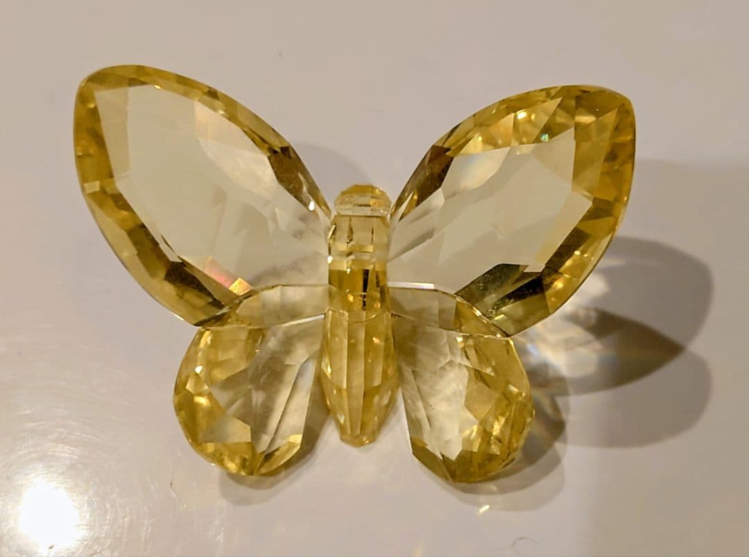 スワロフスキー SWAROVSKI クリスタル 蝶 バタフライ 置物