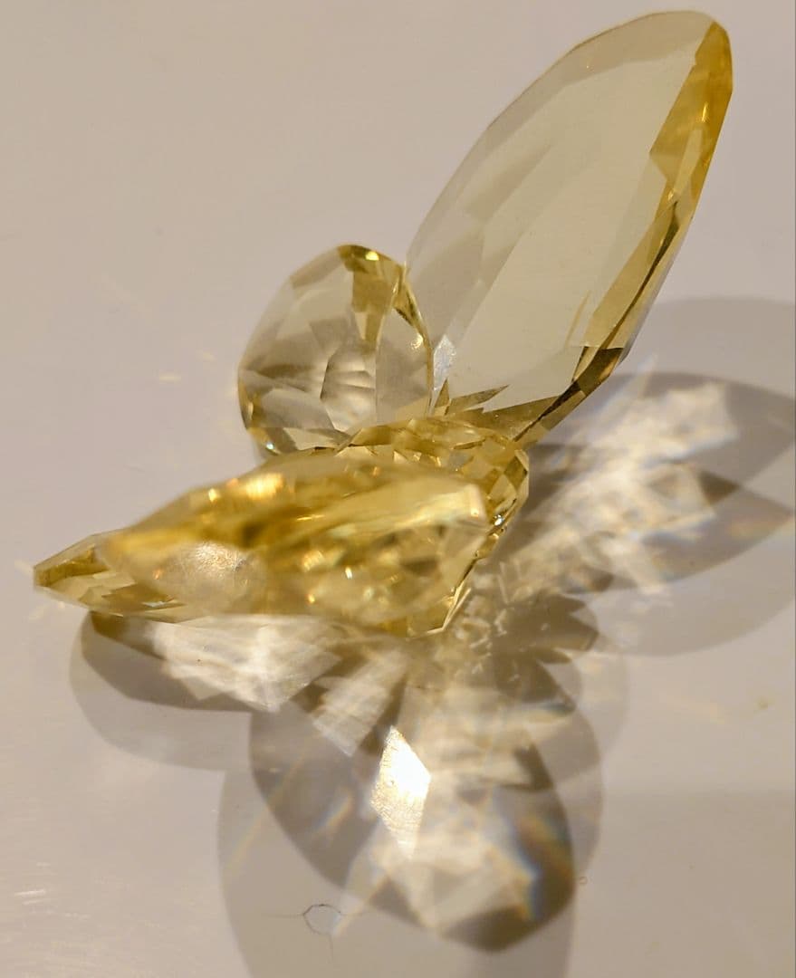 スワロフスキー SWAROVSKI クリスタル 蝶 バタフライ 置物