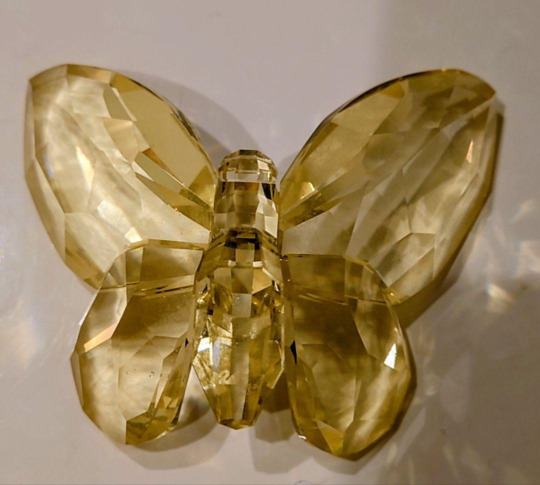 スワロフスキー SWAROVSKI クリスタル 蝶 バタフライ 置物