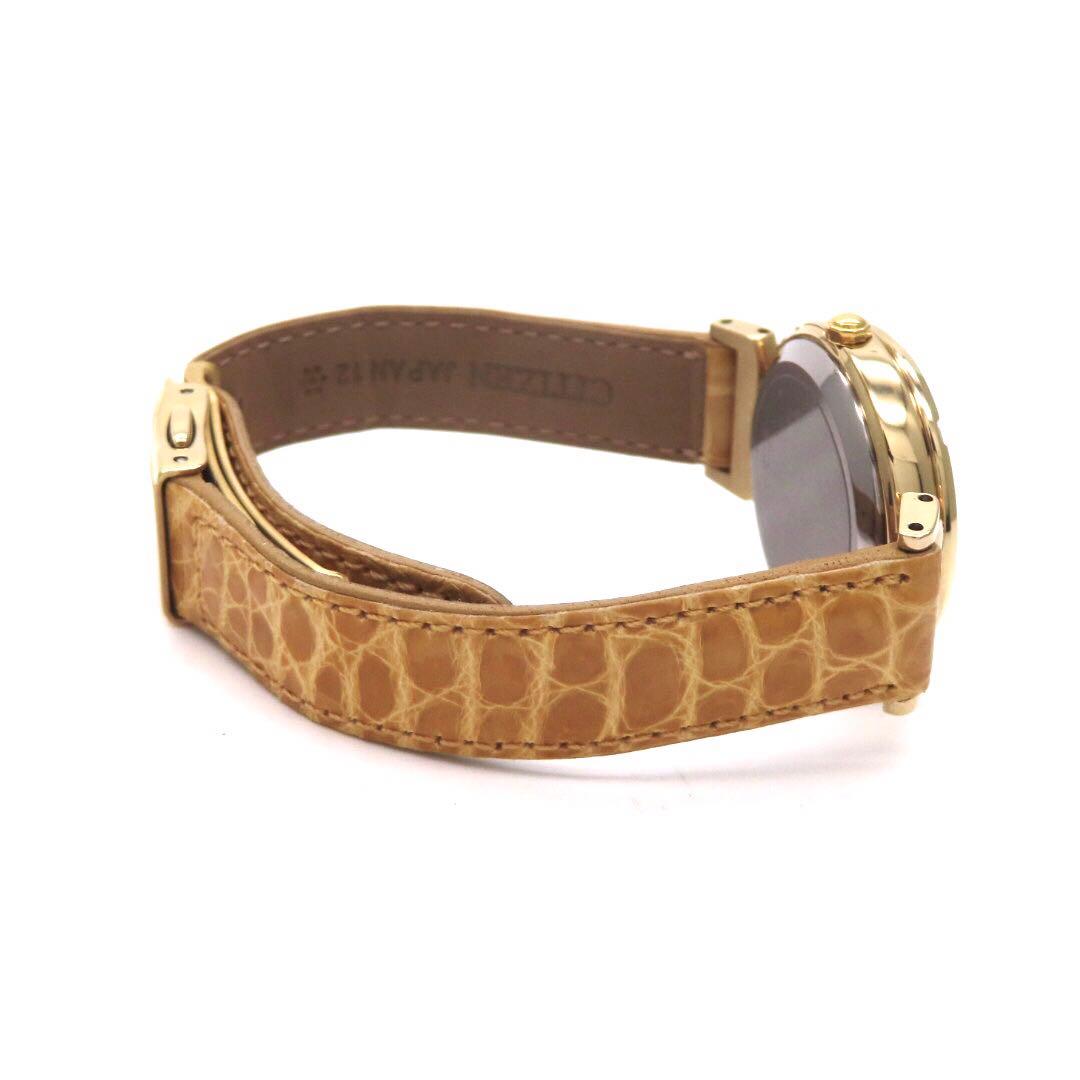 極美品 EC1115 08A クロスシー 電波ソーラー シチズン 時計 ゴールド