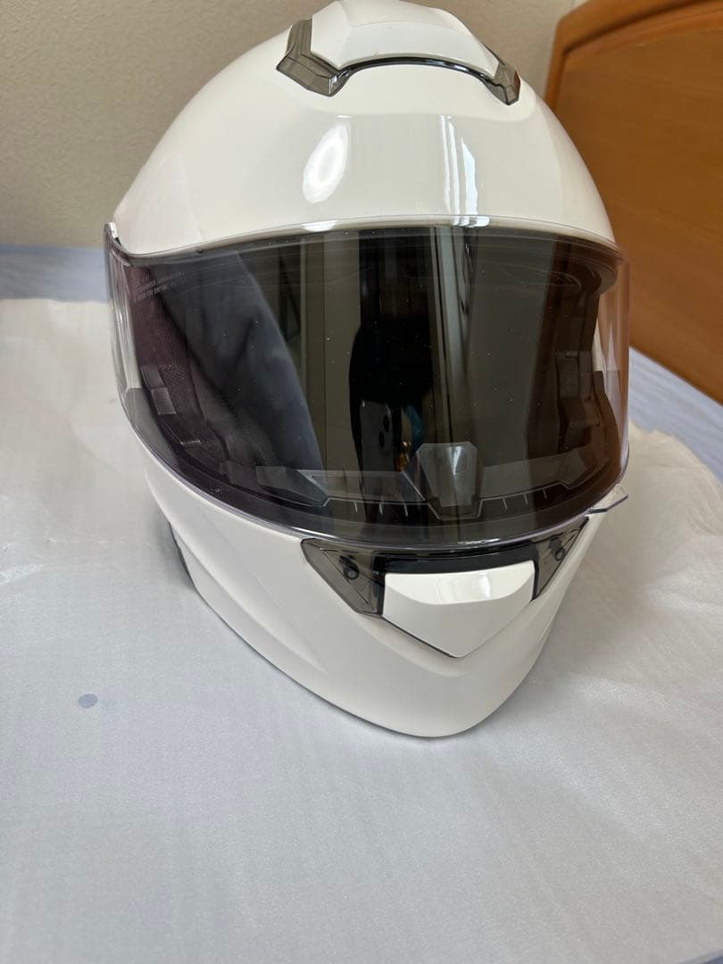 REIZEN ホワイト システムヘルメット 美品ですがジャンク