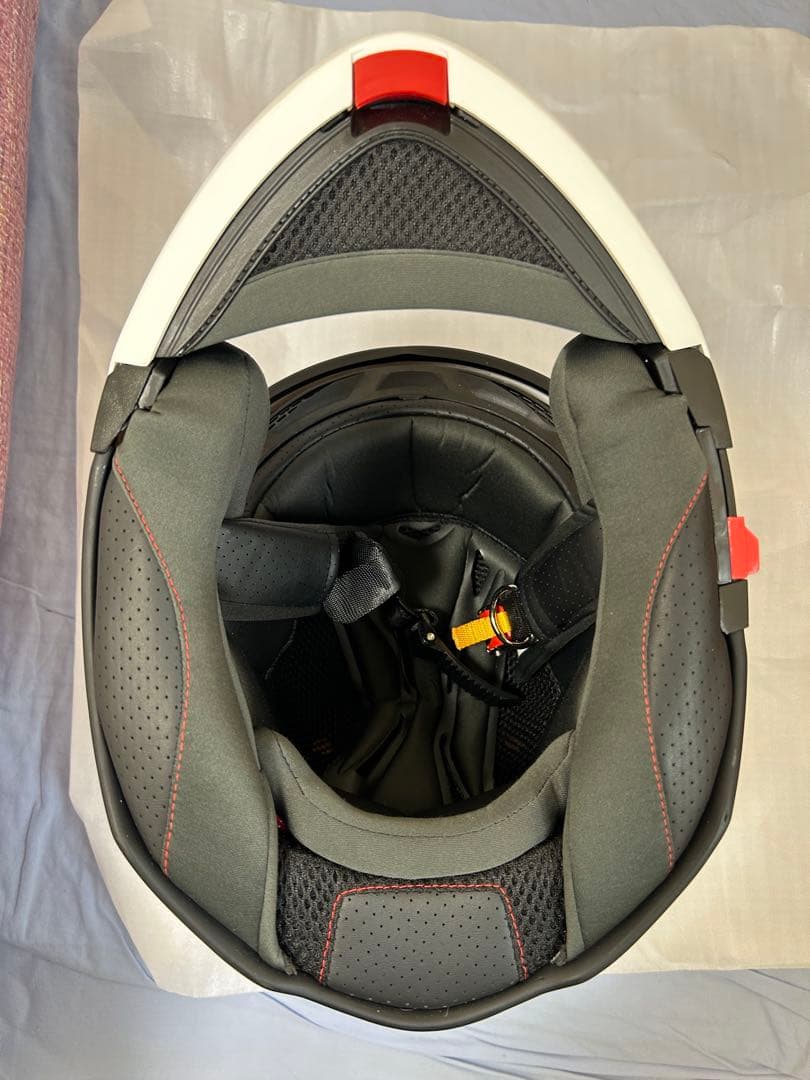 REIZEN ホワイト システムヘルメット 美品ですがジャンク