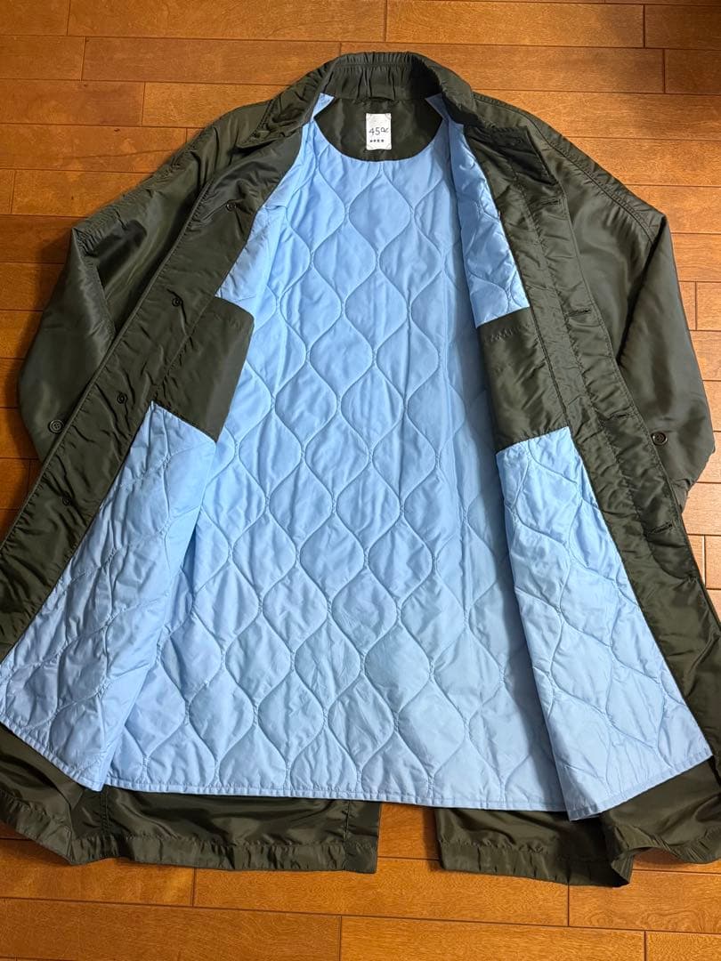 45R ナイロンステンカラーコート