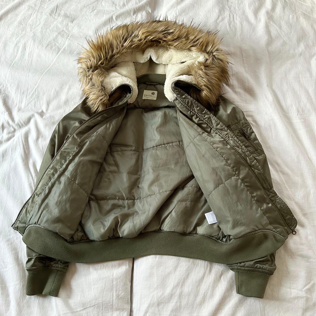 n2b archive fur jacket ma-1 y2k 短丈 00s