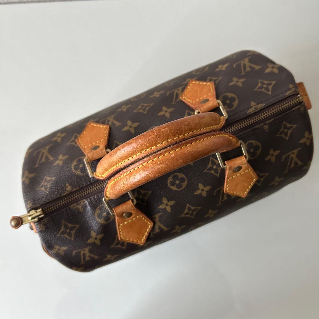 LOUIS VUITTON スピーディ30 モノグラム ミニボストン SN•鍵付