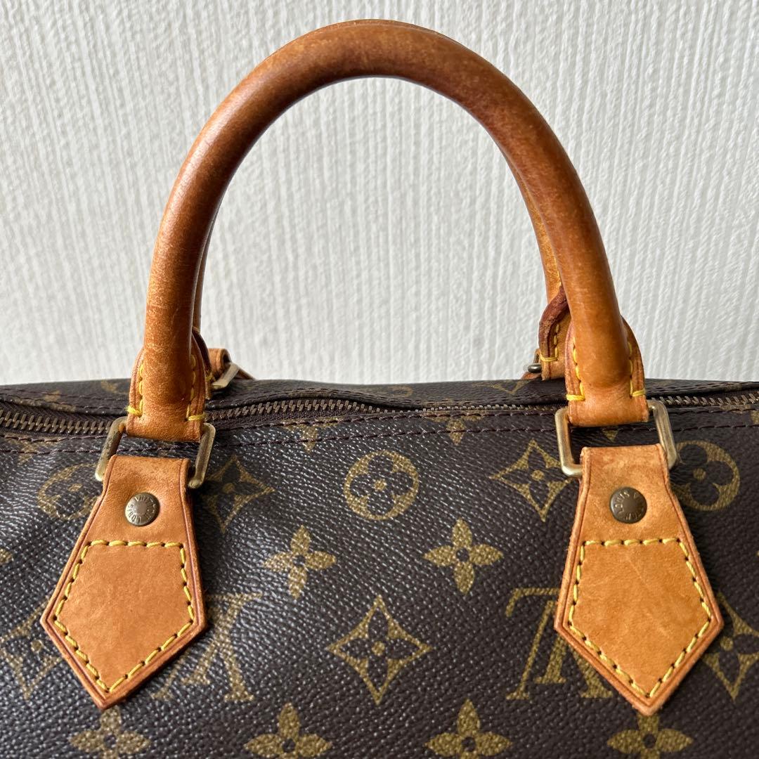 LOUIS VUITTON スピーディ30 モノグラム ミニボストン SN•鍵付