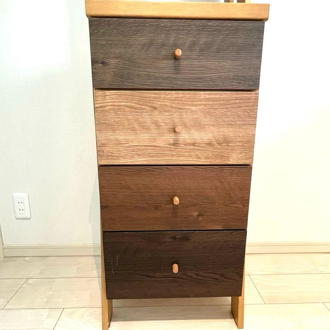 【送料込み‼︎】ニトリ　チェストラック　Nランダム40 飾り棚　ブラウン　おしゃれ