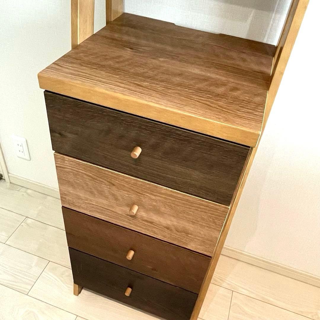 【送料込み‼︎】ニトリ　チェストラック　Nランダム40 飾り棚　ブラウン　おしゃれ