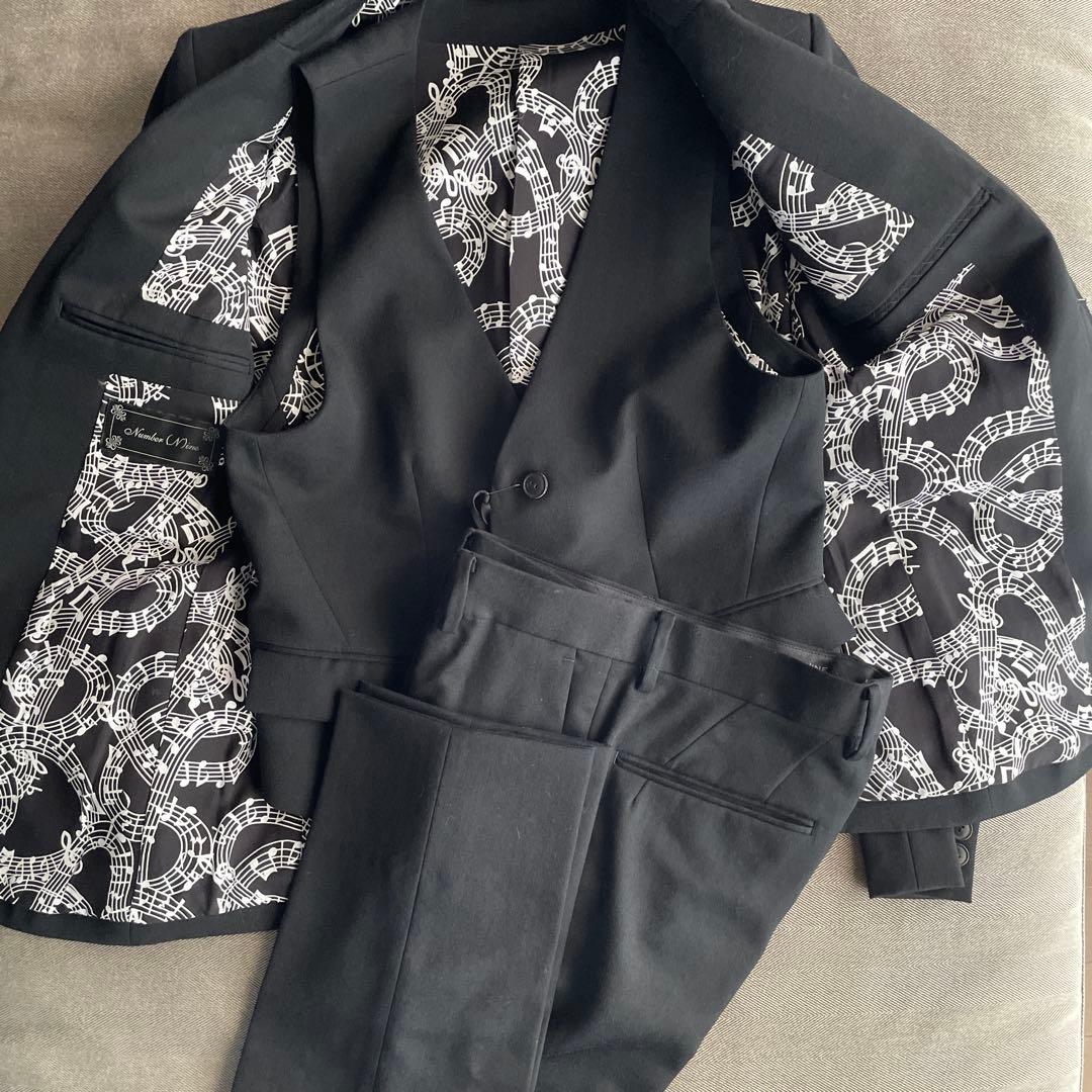 【希少】NUMBER (N)INEセットアップスーツ&テーラードベスト　メンズ