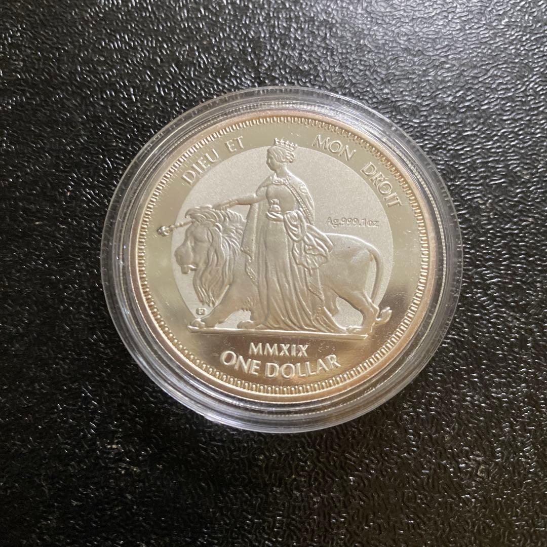 銀貨　99.9% 純銀　シルバー　ウナ　ライオン　銀貨　イギリス領　ブリタニア