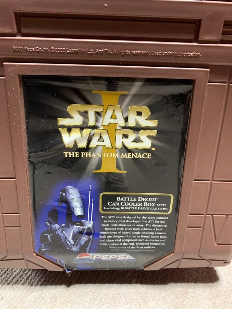 レア スターウォーズ クーラーボックス 非売品 未使用 ペプシ ドロイド EP1