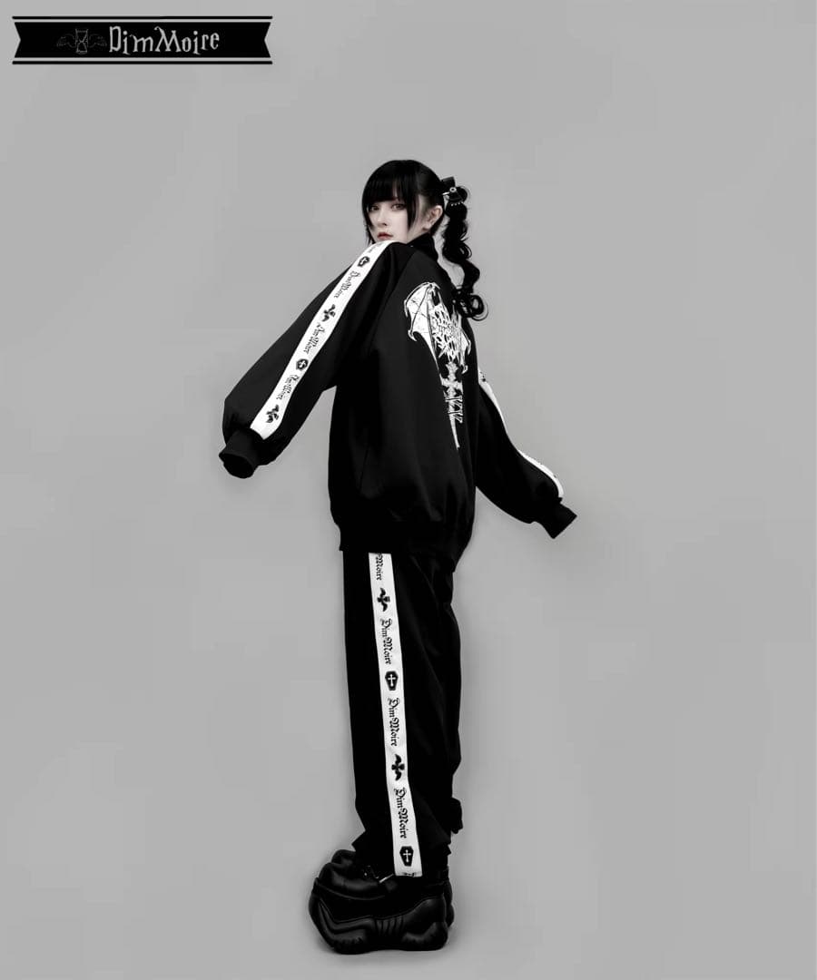 ディムモアール dimmoire ロゴプリントジャージ　セットアップ　最終値下げ