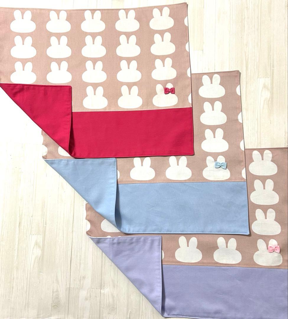 Erioですレッスンバッグ　上靴入れ　体操着入れ　給食袋　ランチョンマット