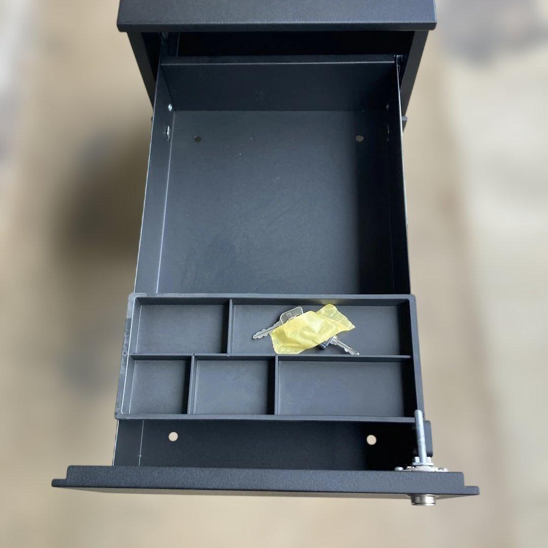 【美品】PLENO 平デスク　 事務机　キャスター付き引き出しセット　1台セット