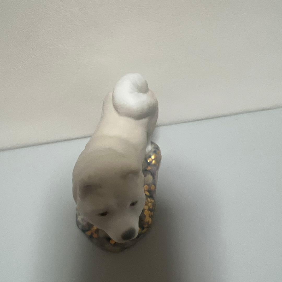 リヤドロ　犬 陶器 置物　フィギュリン　干支2018 戌