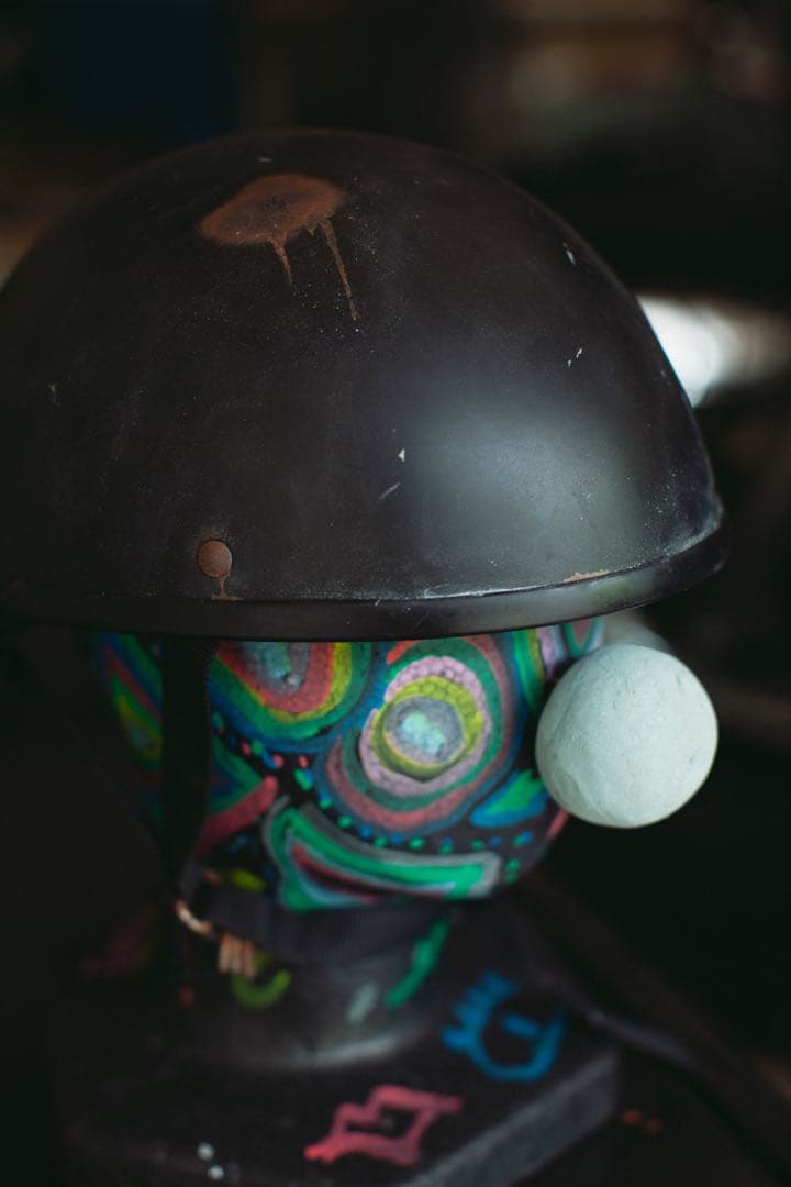 ※錆エイジング加工※EASYRIDERS Half Cap Helmet