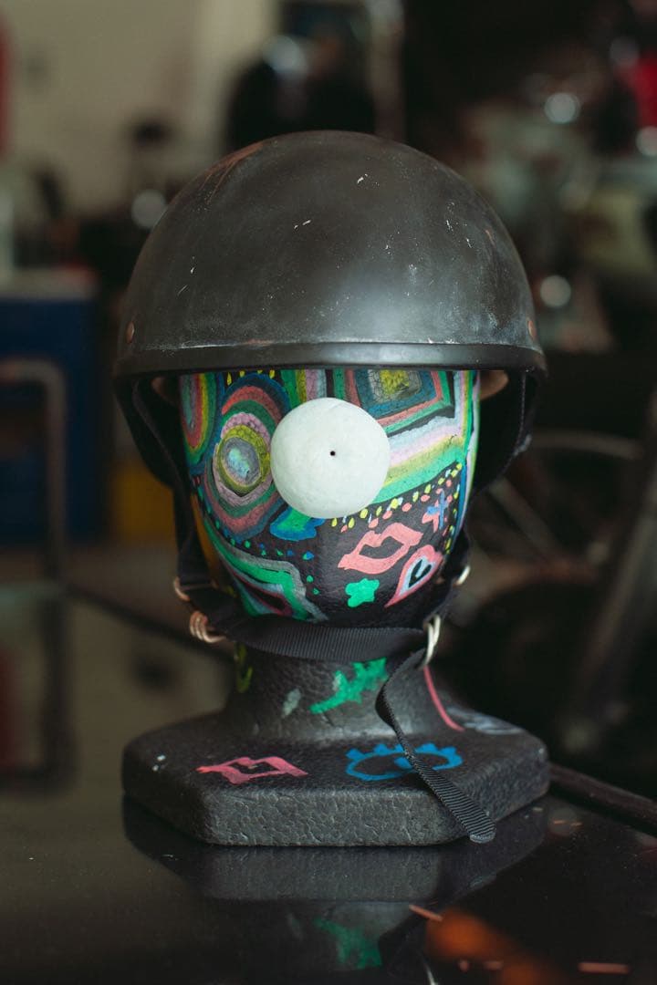 ※錆エイジング加工※EASYRIDERS Half Cap Helmet