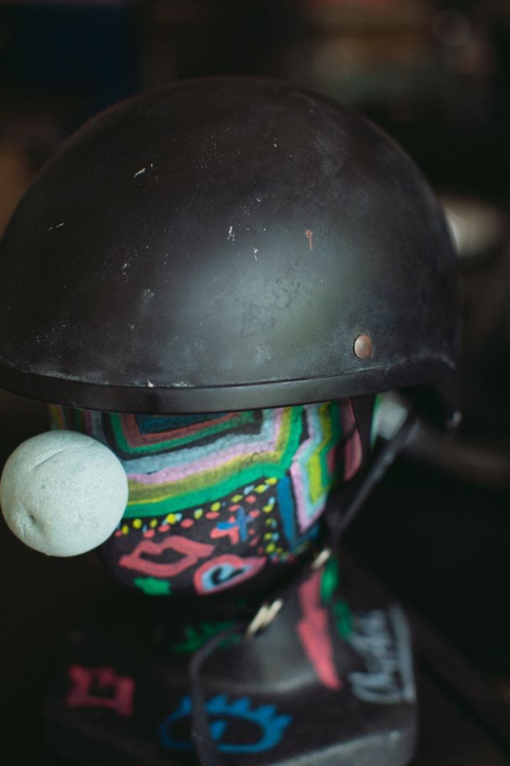 ※錆エイジング加工※EASYRIDERS Half Cap Helmet