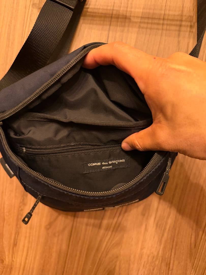 COMME des GARÇONS HOMME ボディバッグ ネイビー
