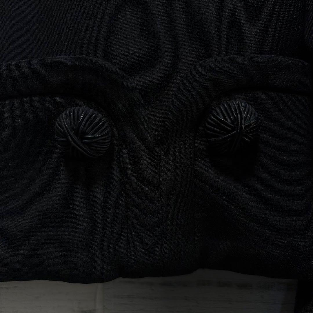 ☆大きいサイズ・13＋☆レリアン　ダブルコート　ロングコート　装飾ボタン　シルク