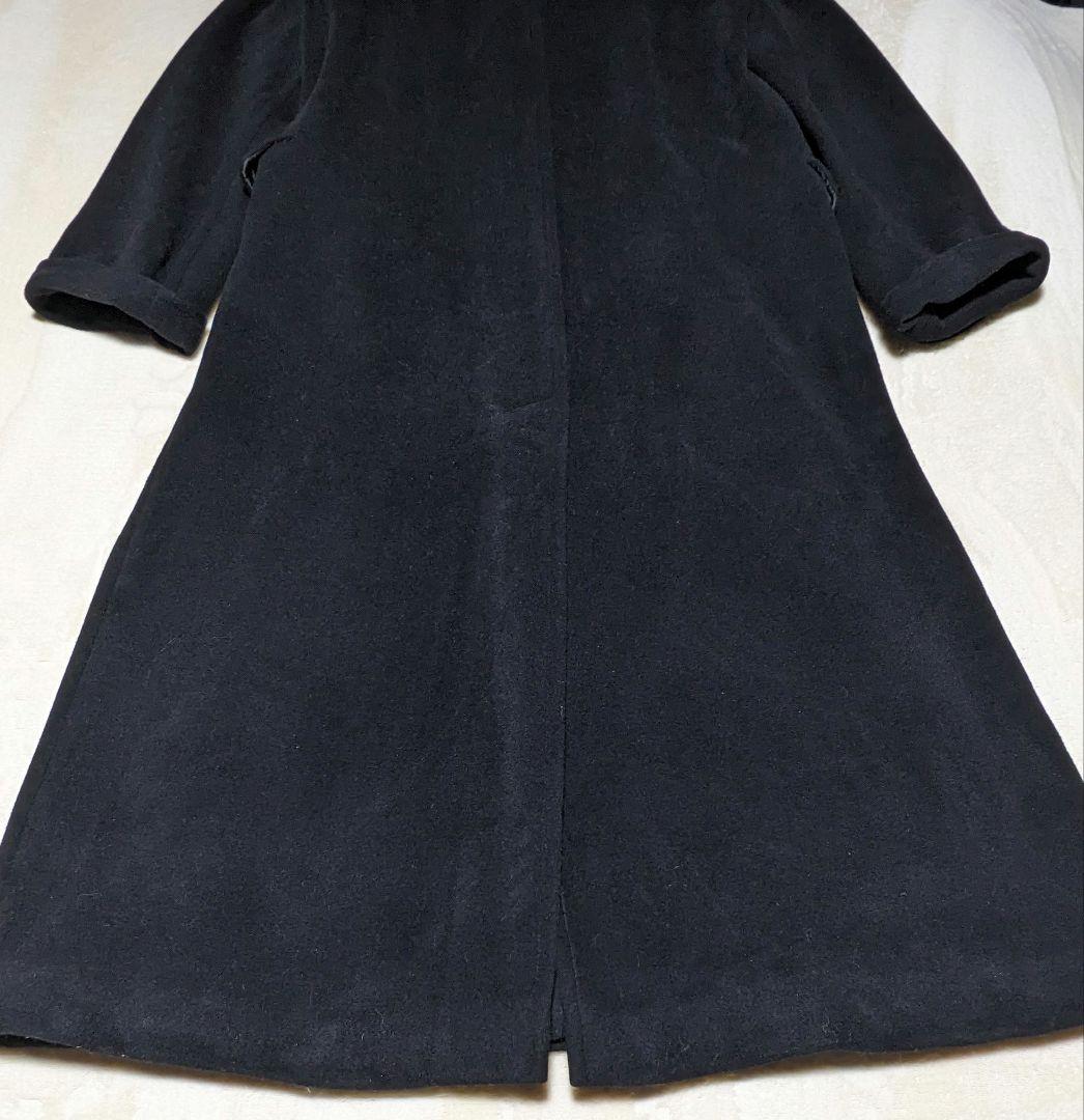 MaxMara マックスマーラ　マキシ丈　スーパーロングコート　黒　銀タグ